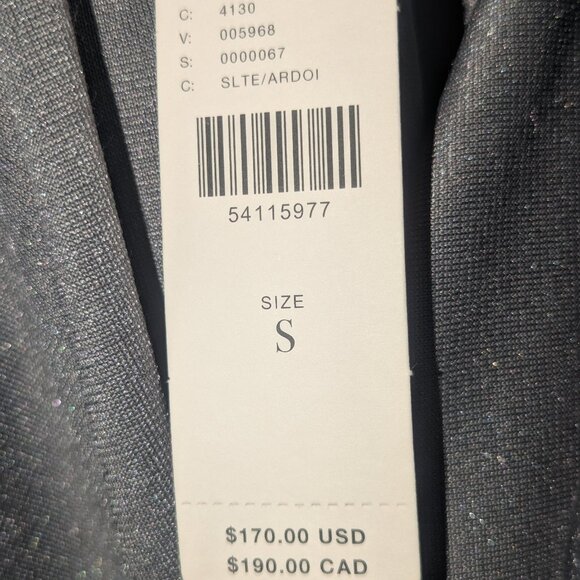 Anthropologie Porridge Tessie Velvet Mini Dress Size Small Lace Trim Silver - Picture 6 of 6